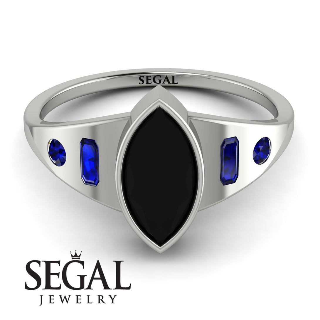 Marquise Bezel Diamond Ring - Juliana No. 69